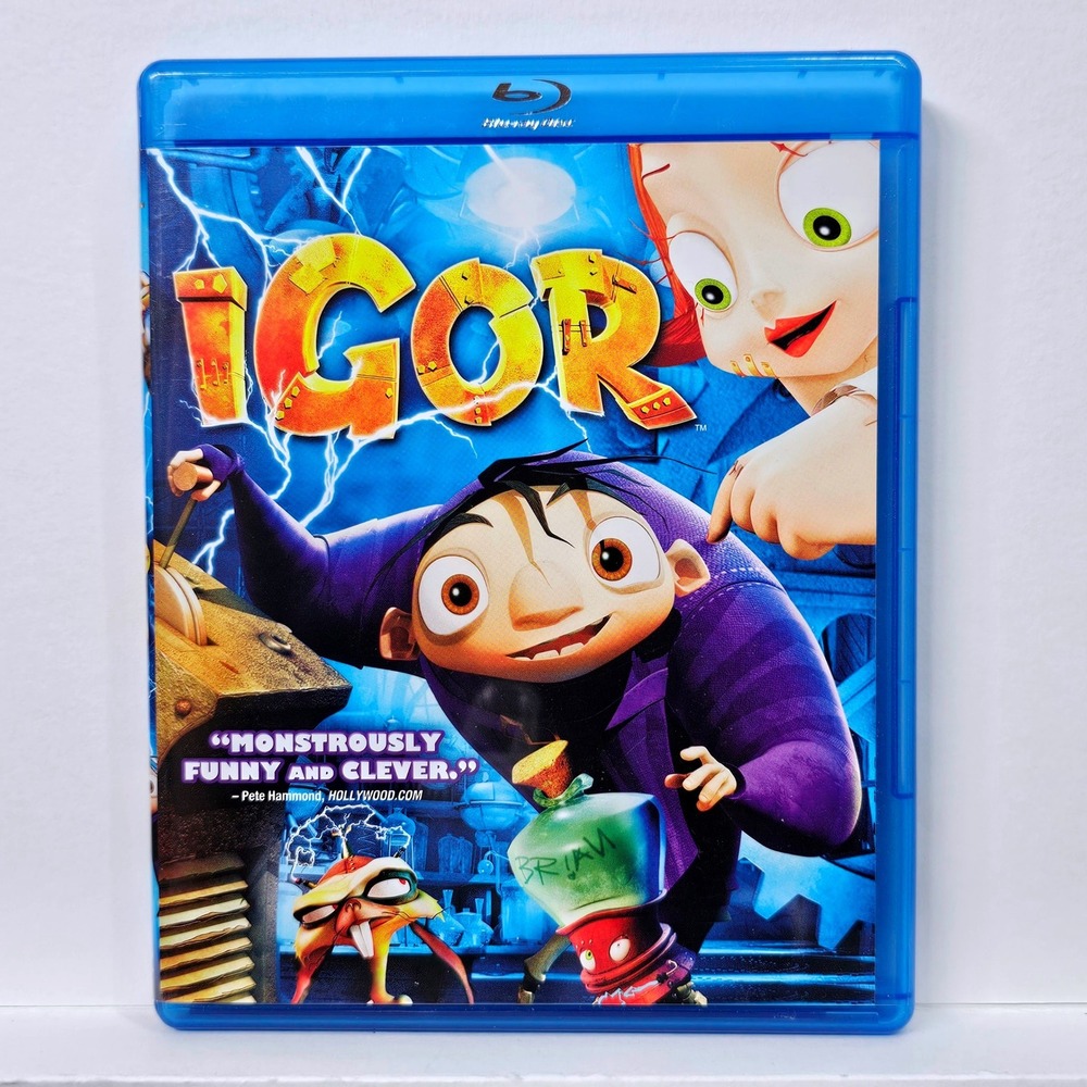 Igor Ultimate Edition Blu-ray John Cusack Animated Family‎ Comedy Disc PG 2008